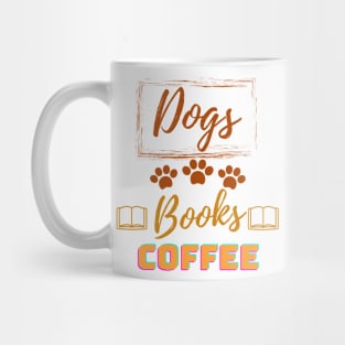 Dogs Books Coffee Mug